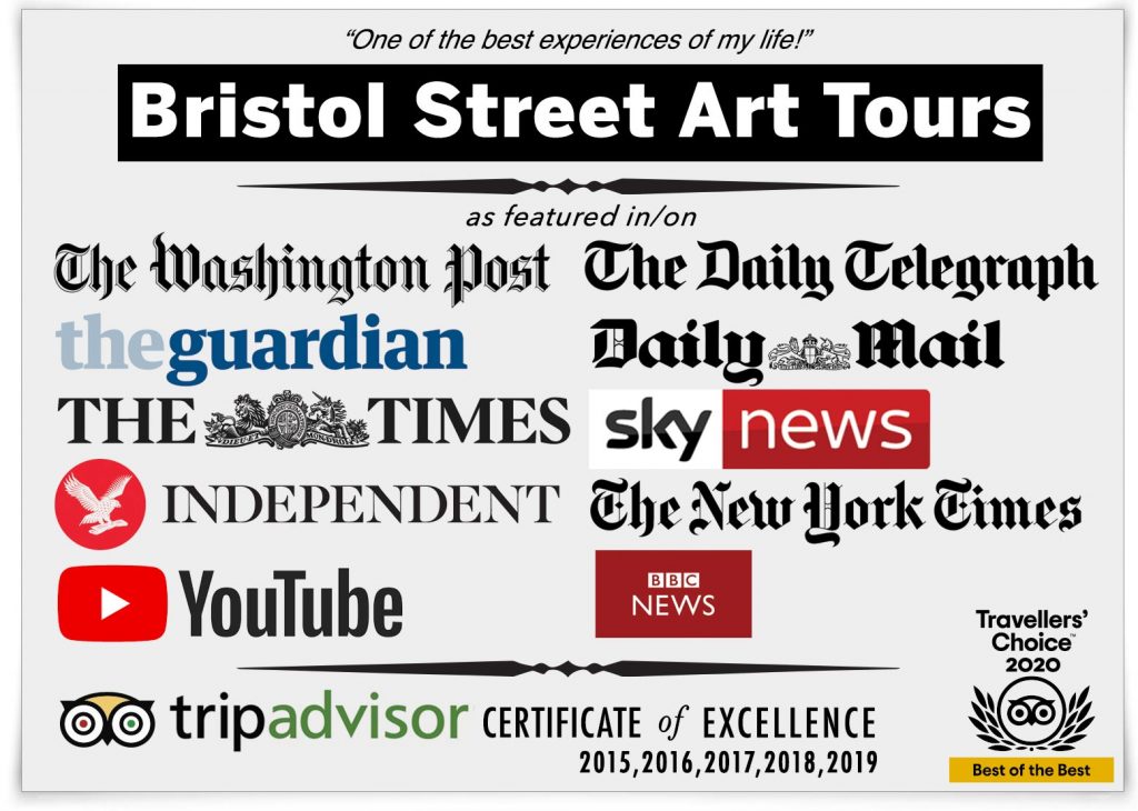 Bristol Street Arts Tours featured in many publications and on tv