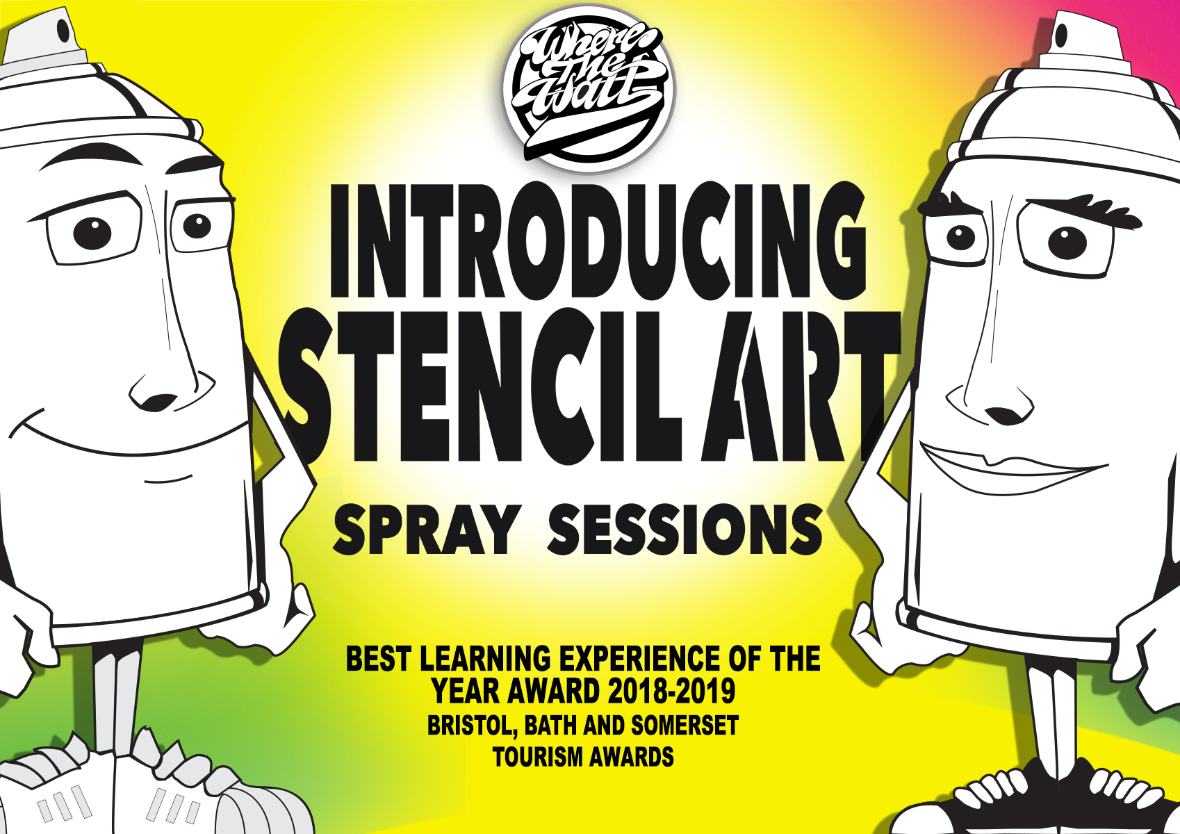 Where The Wall's Introducing Stencil Art Spray Sessions