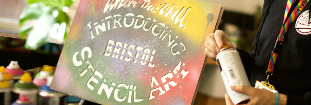 Introducing Stencil Art Spray Sessions