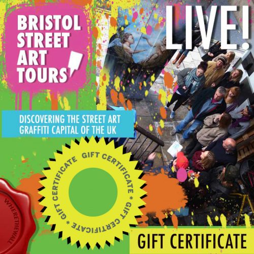 Bristol Street Art Tour Gift Certificate