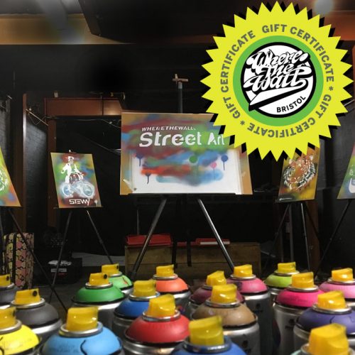 Introducing Stencil Art Spray Session Gift Certificate