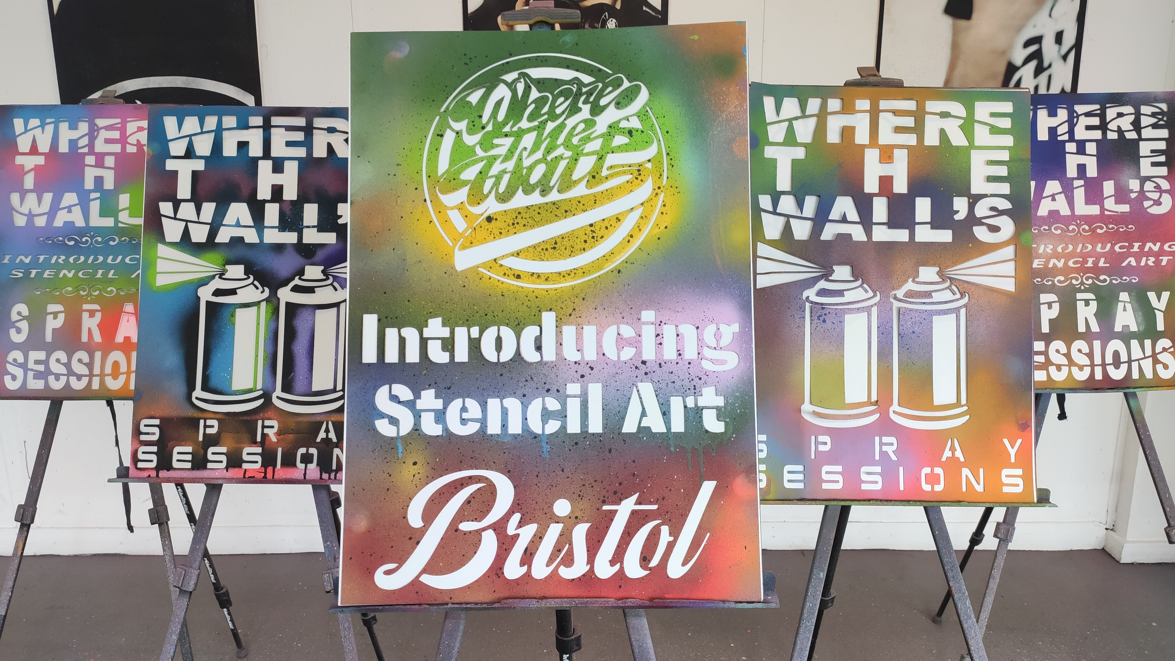 Introducing Stencil Art Spray Session