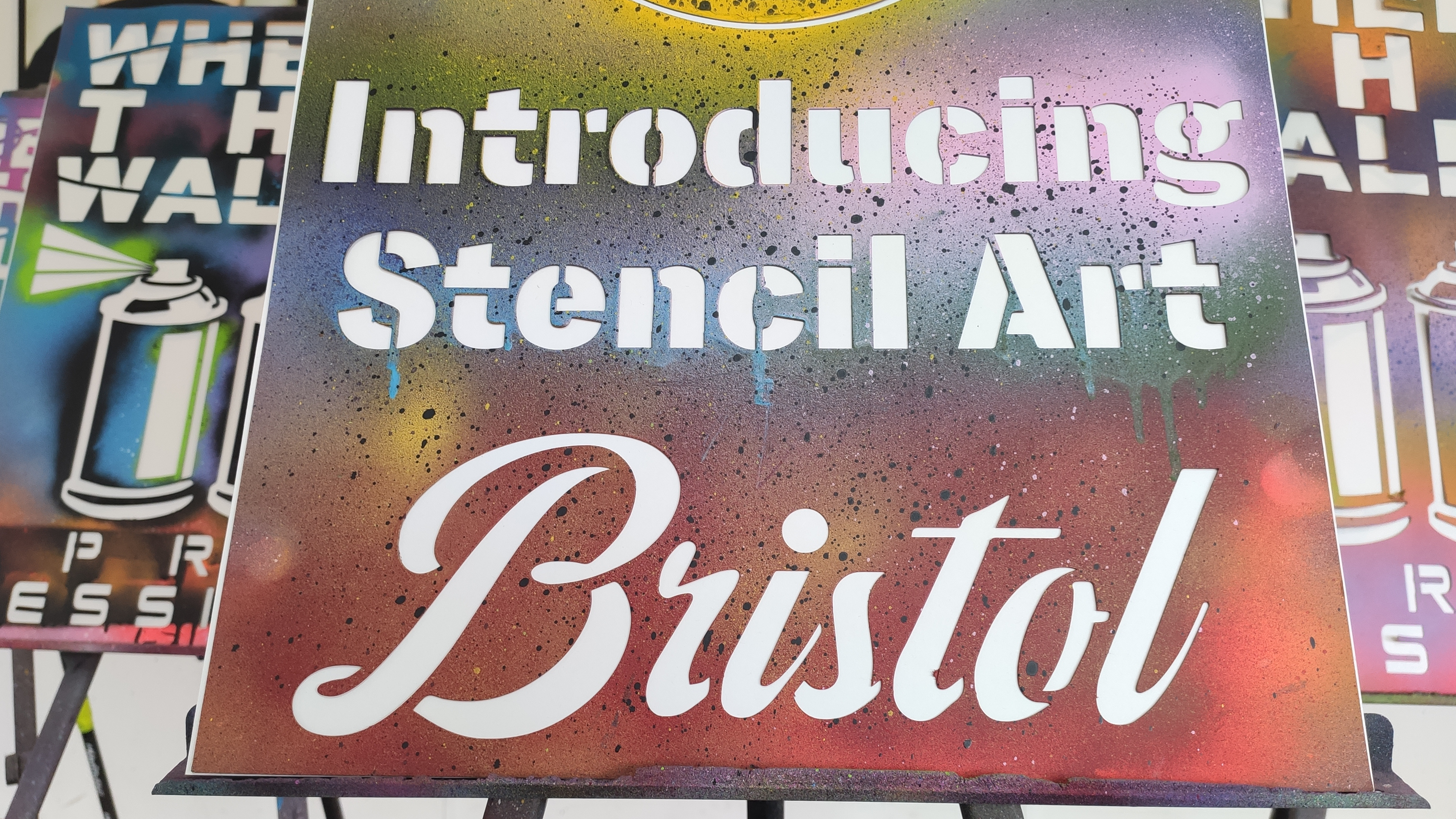 Introducing Stencil Art Street Art Spray Sessions