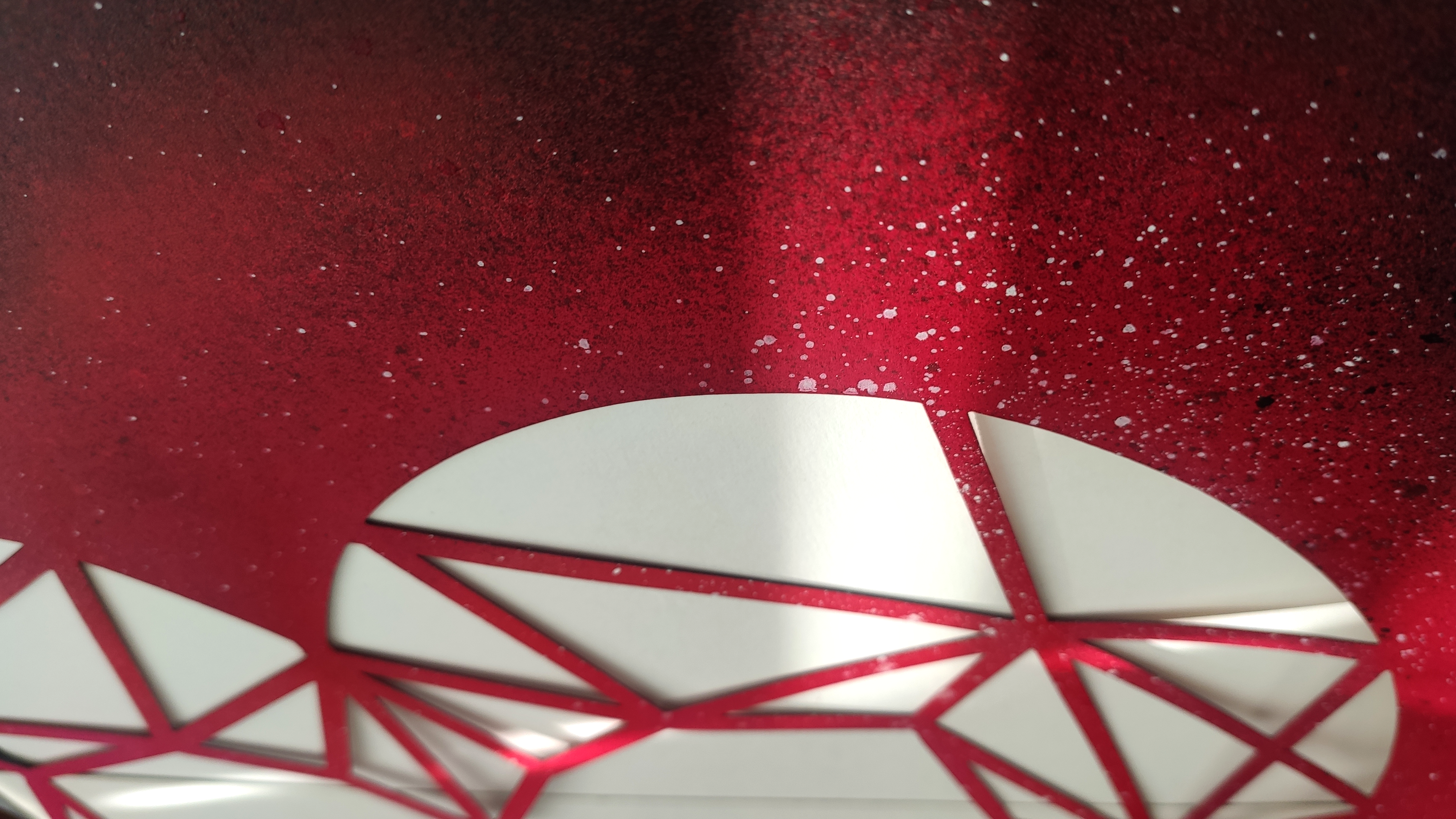 Love Valentine Introducing Stencil Art Spray Session