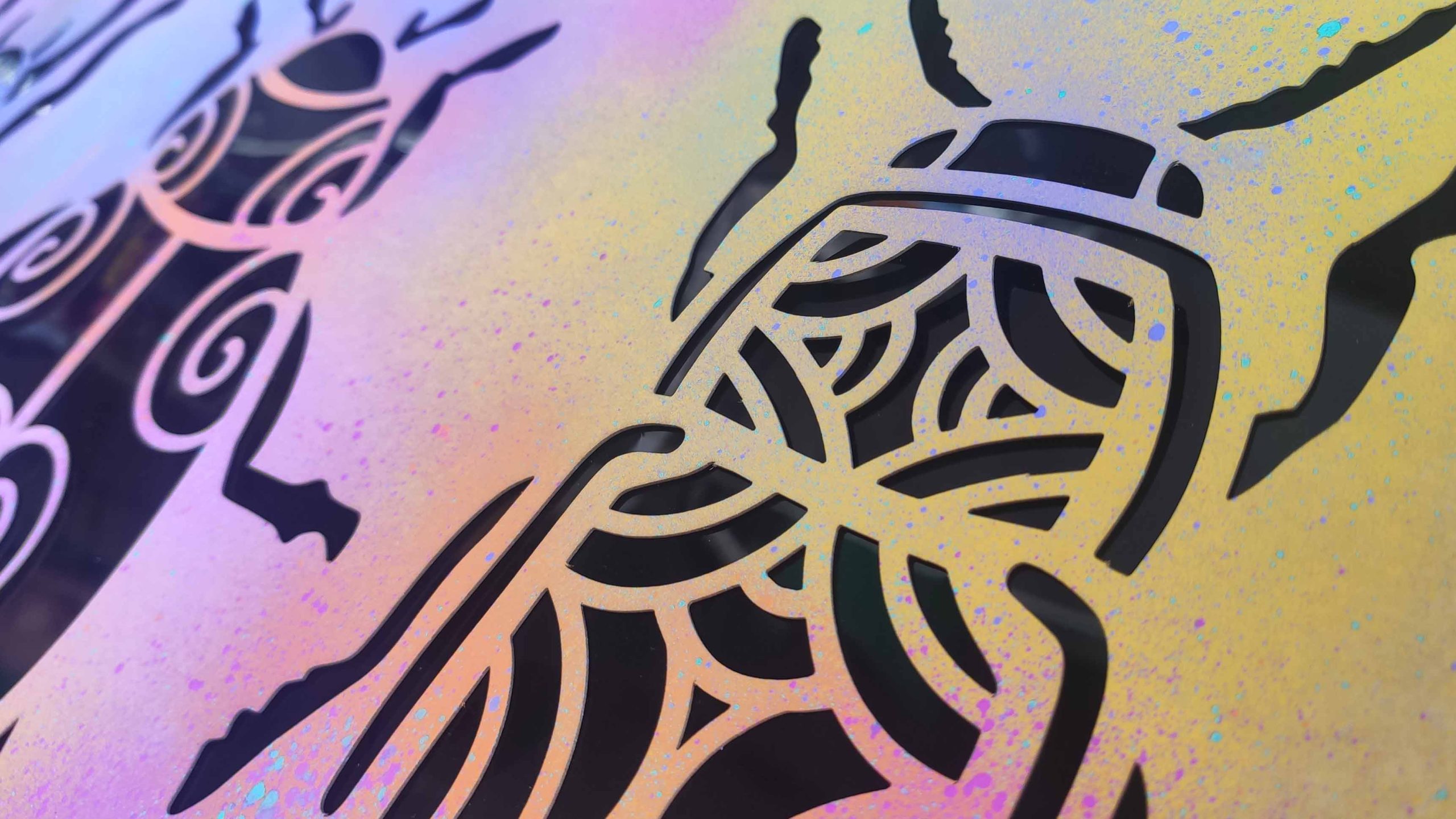 Spring Introducing Stencil Art Spray Session