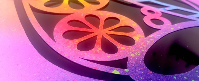Summer Introducing Stencil Art Spray Session