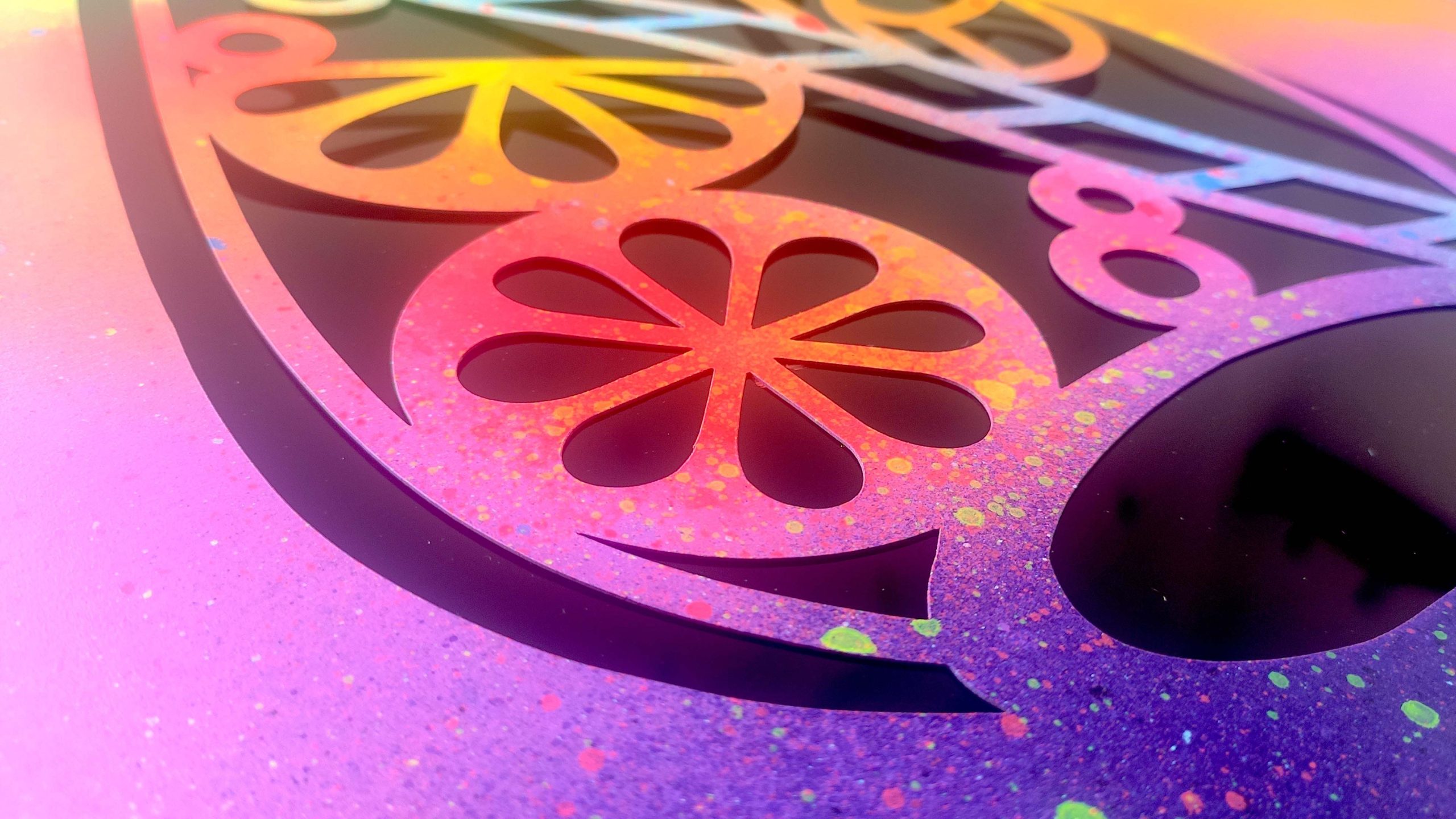 Summer Introducing Stencil Art Spray Session