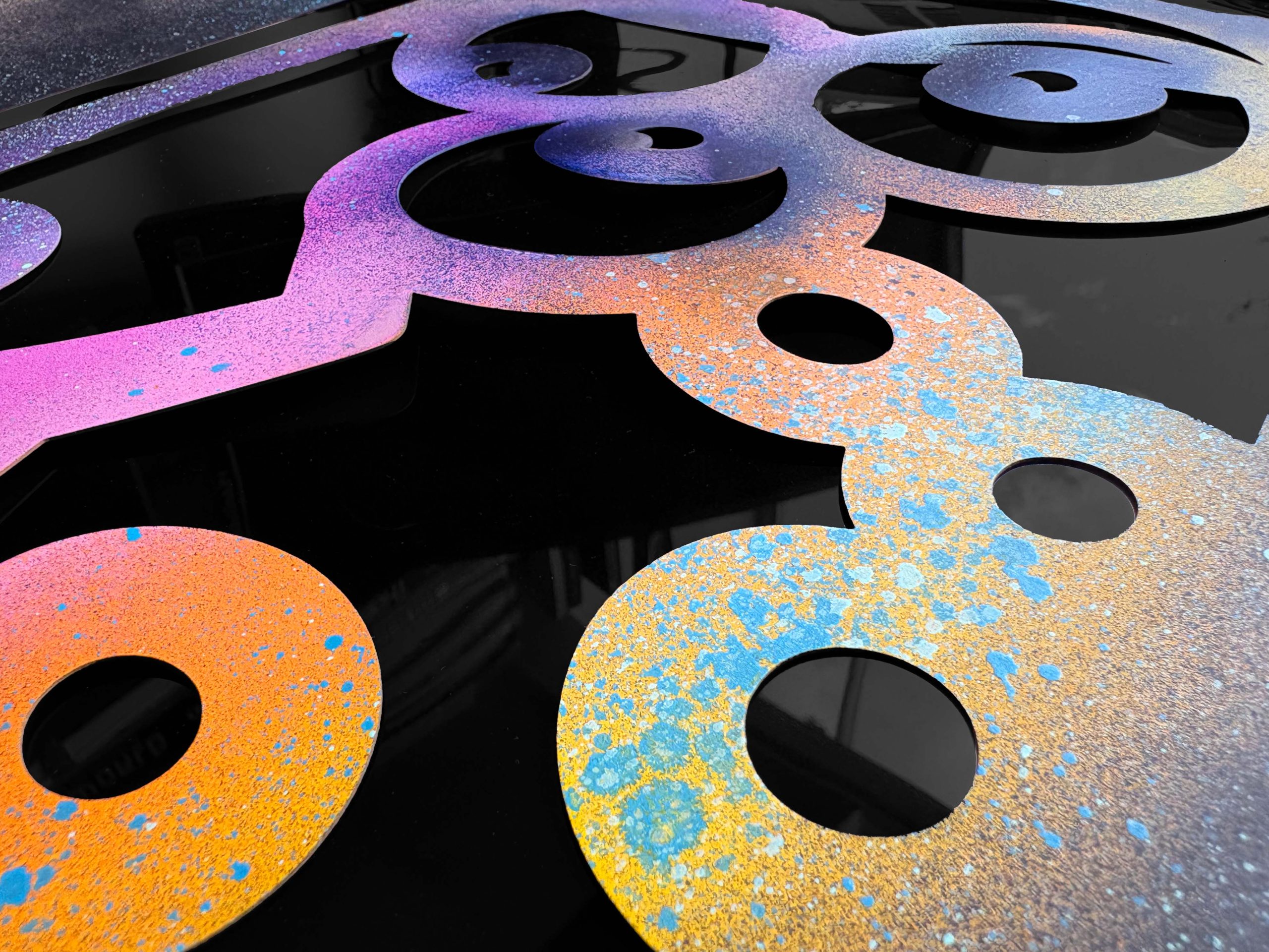 Autumn Halloween Introducing Stencil Art Spray Session