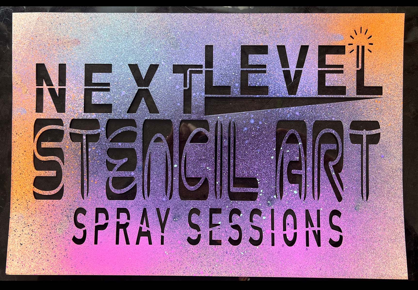 Next Level Banksy Art Stencil Spray Session