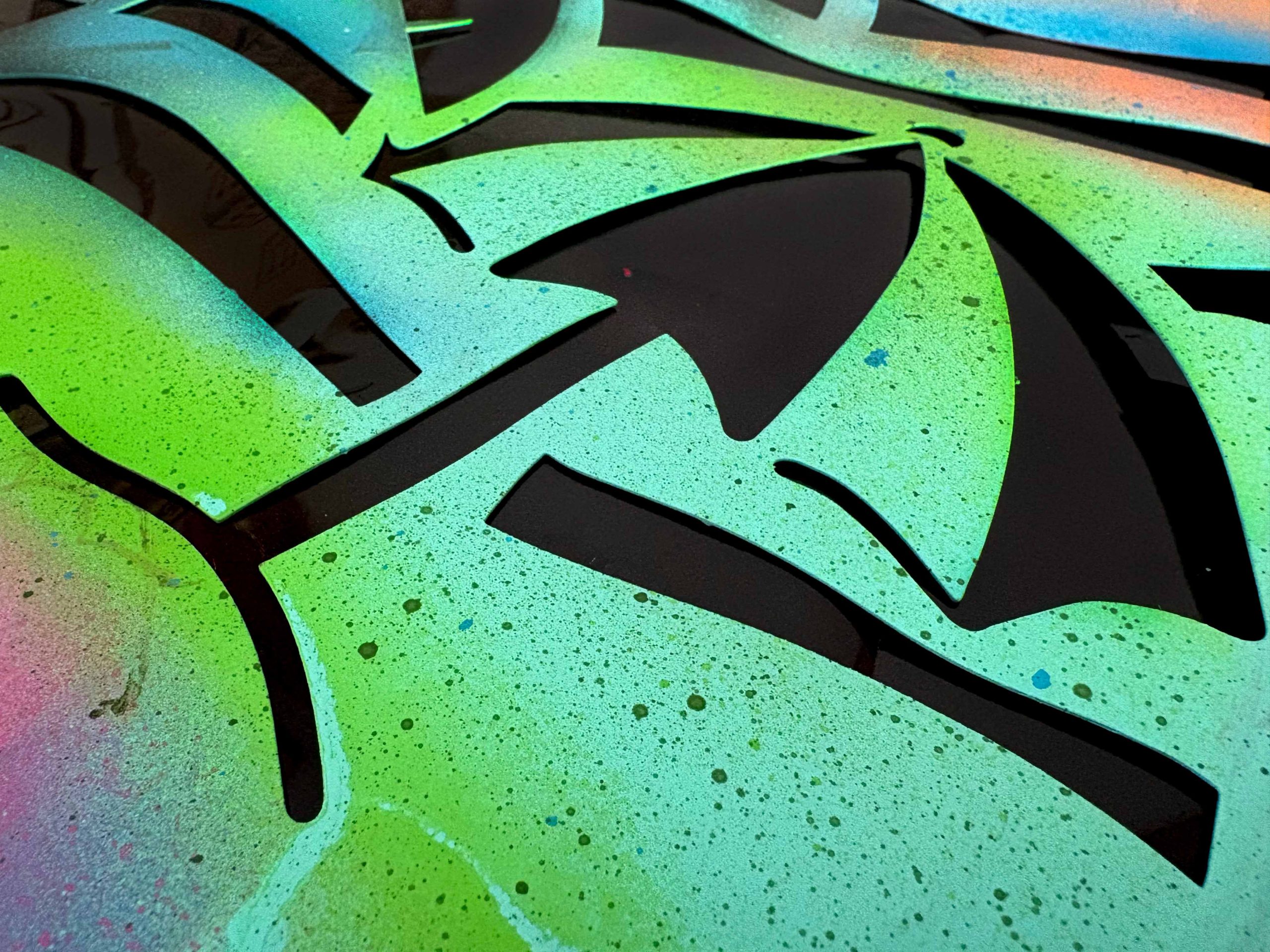 Summer Introducing Stencil Art Spray Session